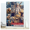 Wikinger-Fantasy. Wilde Krieger aus dem Norden (hochwertiger Premium Wandkalender 2024 DIN A2 hoch), Kunstdruck in Hochglanz