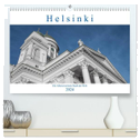 Helsinki - Die lebenswerteste Stadt der Welt (hochwertiger Premium Wandkalender 2024 DIN A2 quer), Kunstdruck in Hochglanz