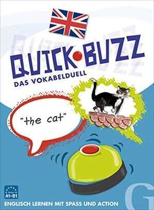 Grubbe Media (Hrsg.). QUICK BUZZ - Das Vokabelduell Englisch - Sprachspiel. Hueber Verlag GmbH, 2015.