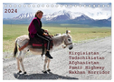 Kirgisistan Tadschikistan Afghanistan Pamir Highway Wakhan Korridor (Tischkalender 2024 DIN A5 quer), CALVENDO Monatskalender