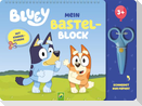 Bluey Mein Bastelblock mit kindersicherer Schere