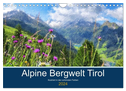 Alpine Bergwelt Tirol - Illustriert in den schönsten Farben (Wandkalender 2024 DIN A4 quer), CALVENDO Monatskalender