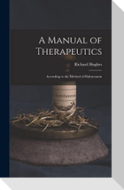 A Manual of Therapeutics