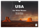 USA - Der Wilde Westen (Wandkalender 2025 DIN A4 quer), CALVENDO Monatskalender