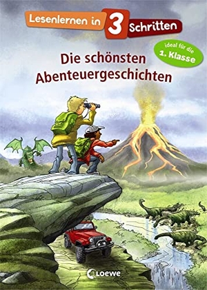 Lesenlernen in 3 Schritten - Die schönsten Abenteuergeschichten - Kinderbuch mit großer Fibelschrift zum ersten Selberlesen für Kinder ab 5 Jahre - Ideal für die 1. Klasse. Loewe Verlag GmbH, 2021.