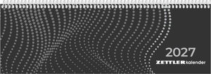 Neumann Verlage GmbH & Co. KG (Hrsg.). Tischkalender Classic black 2027 - Wochenkalender 29,7x10,5 cm mit 1 Woche pro Seite, Stundeneinteilung 7-19 Uhr, Monatsübersicht, Feiertagen & Spiralbindung für Büro & Homeoffice. Neumann Verlage GmbH & Co, 2026.