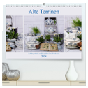 Alte Terrinen Lieblingsstücke aus Deutschland und Frankreich (hochwertiger Premium Wandkalender 2024 DIN A2 quer), Kunstdruck in Hochglanz