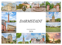 Darmstadt Stadtansichten (Wandkalender 2024 DIN A4 quer), CALVENDO Monatskalender