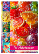 Früchtetraum - Jeden Monat eine fruchtige Überraschung (Wandkalender 2025 DIN A2 hoch), CALVENDO Monatskalender