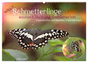 achja?! Schmetterlinge, exotisch, bunt und wunderschön (Wandkalender 2024 DIN A2 quer), CALVENDO Monatskalender