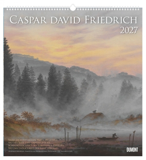 Neumann Verlage GmbH & Co KG (Hrsg.). Caspar David Friedrich 2027 - Kunstkalender 45x48 cm mit 12 romantischen Landschaftsgemälden und sprachneutralem Kalendarium. Neumann Verlage GmbH & Co, 2026.