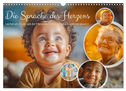 Die Sprache des Herzens - Lächeln als Ausdruck der Menschlichkeit durch eine KI in Szene gesetzt (Wandkalender 2025 DIN A3 quer), CALVENDO Monatskalender