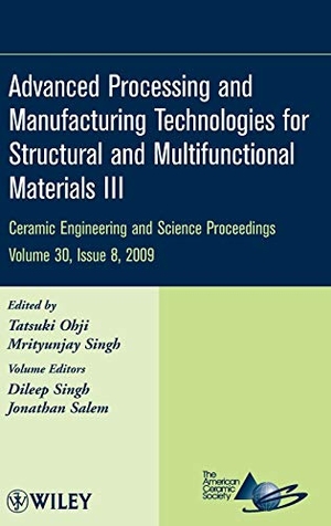 Ohji / Singh. CESP V30 Issue 8. John Wiley & Sons, 2009.