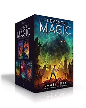Riley, James. The Revenge of Magic Complete Collection (Boxed Set): The Revenge of Magic; The Last Dragon; The Future King; The Timeless One; The Chosen One. Aladdin Paperbacks, 2022.