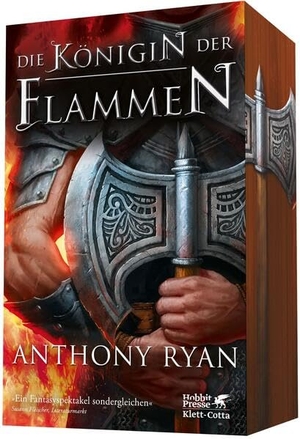 Ryan, Anthony. Die Königin der Flammen - Rabenschatten 3 | In limitierter Erstauflage mit gestaltetem Farbschnitt. Klett-Cotta Verlag, 2026.