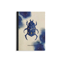 matabooks - Nachhaltiges A6 Notizbuch/Skizzenbuch/Tagebuch/Bullet Journal/Schreibheft aus Graspapier - Steifbroschur Dahara Farbe: Nova Mystic Blue