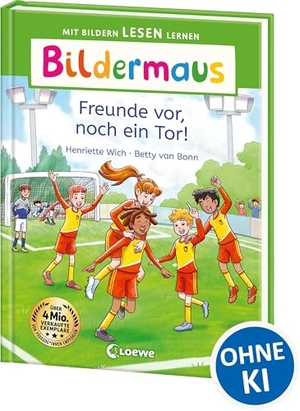 Wich, Henriette. Bildermaus - Freunde vor, noch ein Tor! - Mit Bildern lesen lernen - Ideal für die Vorschule und Leseanfänger ab 5 Jahren - Mit Leselernschrift ABeZeh. Loewe Verlag GmbH, 2025.