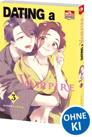 Kitaji, Madoka. Dating a Vampire 03 - Ein verspielt-leidenschaftlicher Romance-Manga über die Liebe am Arbeitsplatz mit einer klugen Manga-Redakteurin und einem charmanten Vampir-Mangaka. Loewe Verlag GmbH, 2026.