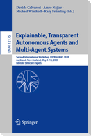 Explainable, Transparent Autonomous Agents and Multi-Agent Systems