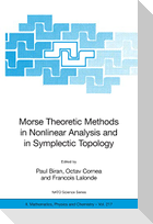 Morse Theoretic Methods in Nonlinear Analysis and in Symplectic Topology