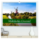 Malerisches Greetsiel (hochwertiger Premium Wandkalender 2025 DIN A2 quer), Kunstdruck in Hochglanz