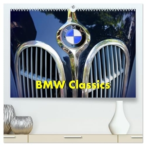 Wubben, Arie. BMW Classics (hochwertiger Premium Wandkalender 2025 DIN A2 quer), Kunstdruck in Hochglanz - BMW hat sich vor allem seit den sechziger Jahren als Hersteller hochpreisiger, komfortabel ausgestatteter und gut motorisierter Reisewagen mit sportlichem Anspruch einen Namen gemacht.. Calvendo, 2024.