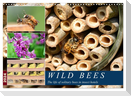 Wild bees - The life of solitary bees in insect hotels (Wall Calendar 2024 DIN A3 landscape), CALVENDO 12 Month Wall Calendar