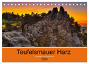 Teufelsmauer Harz (Tischkalender 2024 DIN A5 quer), CALVENDO Monatskalender