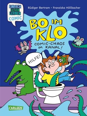 Bertram, Rüdiger. Erstleser Kindercomic: Bo im Klo - Einfach Lesen Lernen Comic | Witziger Erstlesecomic in Großbuchstaben und mit wenig Text für die 1. Klasse über ein verrücktes Abenteuer im Abfluss. Carlsen Verlag GmbH, 2026.