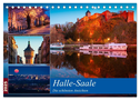 Halle-Saale - Die schönsten Ansichten (Tischkalender 2025 DIN A5 quer), CALVENDO Monatskalender