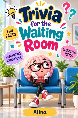 Alina / Wolfeza Publishing. Trivia for the Waiting Room - Fun Facts, Brain Teasers, Random Knowledge & Quick Questions to Beat Appointment Boredom and Make Waiting Time More Enjoyable. Independently published, 2026.