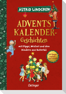 Adventskalender-Geschichten mit Pippi, Michel und den Kindern aus Bullerbü