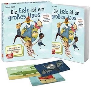 Brandt, Susanne. Die Erde ist ein großes Haus (Arbeitsmaterial) - Praxis-Set mit Mutmachgeschichten & 32 Bildkarten. Bildung für nachhaltige Entwicklung BNE. Faire Kita, faire Schule: Werte vermitteln mit Märchen & Vorlesegeschichten. Don Bosco Medien GmbH, 2020.