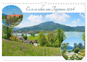 Es is so schee am Tegernsee 2024 (Wandkalender 2024 DIN A4 quer), CALVENDO Monatskalender