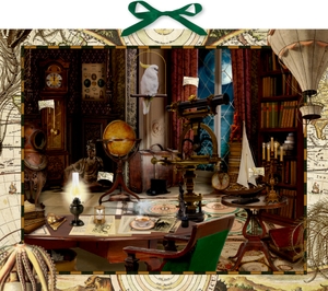 Niessen, Susan. Zettel-Adventskalender - Weihnachten mit Jules Verne - 24 Rätsel, Quizfragen und abenteuerliche Anekdoten. Coppenrath, 2023.