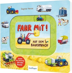 Klee, Julia. Meine Schiebebahn-Pappe (Soundbuch): Fahr mit auf dem Bauernhof - Zum Mitmachen und Hören - mit echten Fahrzeuggeräuschen. Esslinger Verlag, 2026.