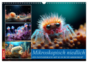 Mikroskopisch niedlich (Wandkalender 2024 DIN A3 quer), CALVENDO Monatskalender
