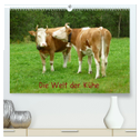 Die Welt der Kühe (hochwertiger Premium Wandkalender 2025 DIN A2 quer), Kunstdruck in Hochglanz