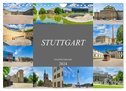 Stuttgart Stadtrundgang (Wandkalender 2024 DIN A4 quer), CALVENDO Monatskalender