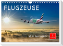 Flugzeuge - ab in den Urlaub (Wandkalender 2025 DIN A4 quer), CALVENDO Monatskalender