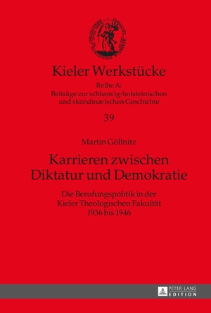 Göllnitz, Martin. Karrieren zwischen Diktatur und Demokratie - Die Berufungspolitik in der Kieler Theologischen Fakultät 1936 bis 1946. Peter Lang, 2014.