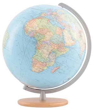 Columbus Verlag. COLUMBUS DUO Count Tischglobus, 26cm - DUO, handkaschiert, unbeleuchtet politisch, beleuchtet physisch Leuchtglobus, 26cm Kugeldurchmesser, Holzfuß. Columbus Globen, 2021.