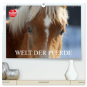 Welt der Pferde (hochwertiger Premium Wandkalender 2025 DIN A2 quer), Kunstdruck in Hochglanz