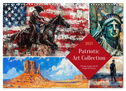 Patriotic Art Collection (Wall Calendar 2025 DIN A3 landscape), CALVENDO 12 Month Wall Calendar
