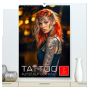 Tattoo Kunst auf der Haut (hochwertiger Premium Wandkalender 2025 DIN A2 hoch), Kunstdruck in Hochglanz
