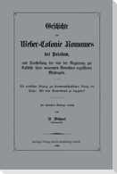Geschichte der Weber-Colonie Nowawes bei Potsdam, und Darstellung der von der Regierung zur Aufhilfe ihrer verarmten Bewohner ergriffenen Maßregeln