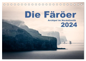 Färöer Archipel im Nordatlantik (Tischkalender 2024 DIN A5 quer), CALVENDO Monatskalender