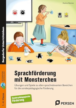 Feltscher, Martina. Sprachförderung mit Monsterchen - Übungen und Spiele zu allen sprachrelevanten Bereichen für die sonderpädagogische Förderung (1. bis 4. Klasse). Persen Verlag i.d. AAP, 2025.