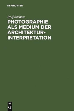 Sachsse, Rolf. Photographie als Medium der Architekturinterpretation - Studien zur Geschichte der deutschen Architekturphotographie im 20. Jahrhundert. De Gruyter Saur, 1984.