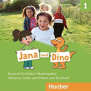 Georgiakaki, Manuela / Michael Priesteroth. Jana und Dino 1 - 2 Audio-CDs und 1 DVD zum Kursbuch.Deutsch für Kinder / Medienpaket. Hueber Verlag GmbH, 2019.